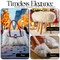 FabricLA Faux Fur Ribbon Trim Fabric - 2" Wide x 36" Long (3 FT) - Soft Christmas Fur Great for Crafting, Sewing, and Decorating - White